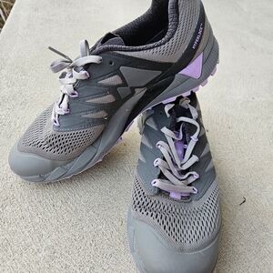 Merrell Gray and Purple Athletic Shoes